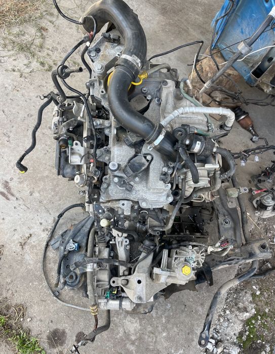 Комплект Двигатель мотор акпп рено логан 0.9 1.6 1.2 бенз 1.4бенз