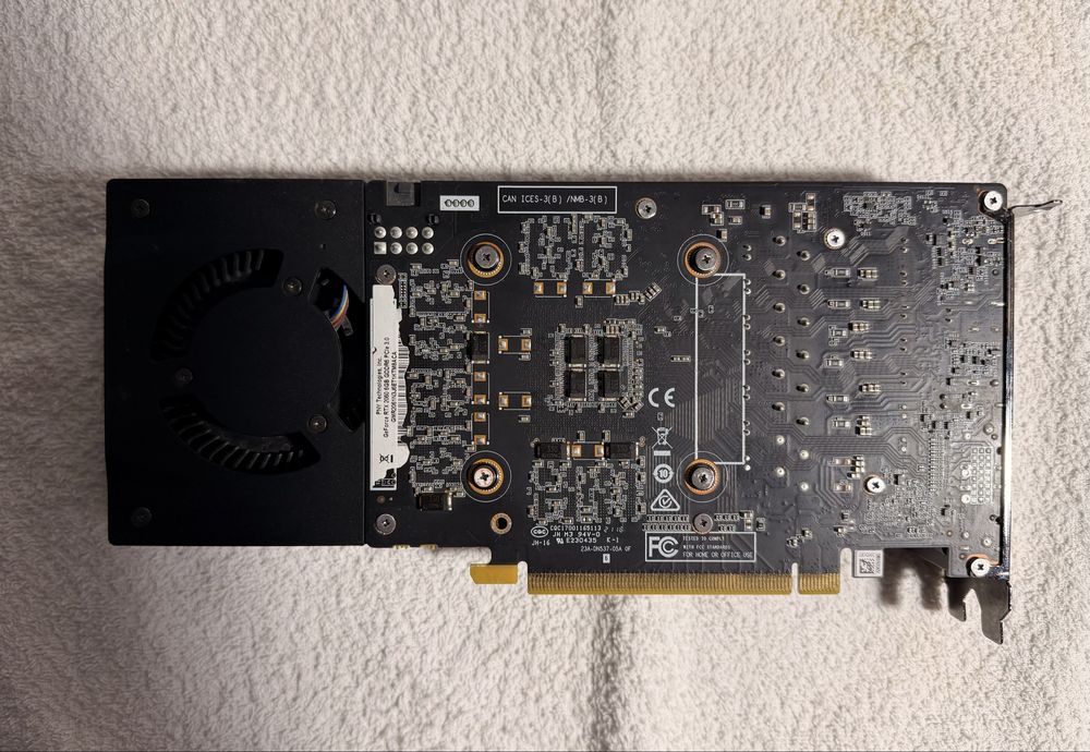 Видеокарта PNY GeForce RTX 2060, 6gb ( Не рабочая )