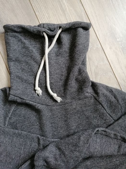Bluza męska, szara, kangurka, z kieszenią, M, Divided