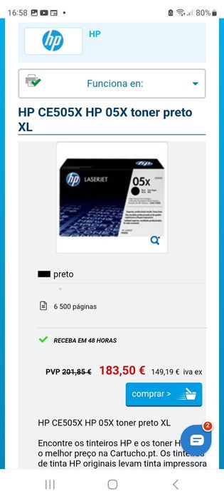 2 Toners HP laserjet 05X + Ofertas