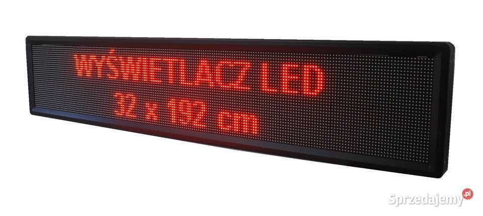 Wyświetlacz reklama LED 192x32