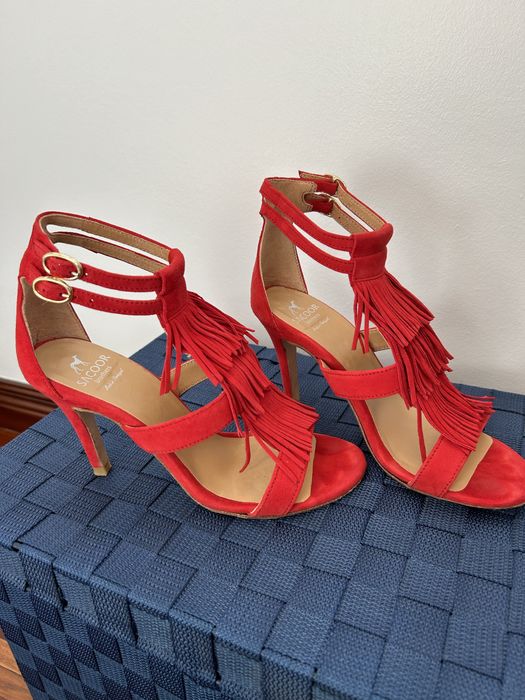 Sandálias pele Sacoor