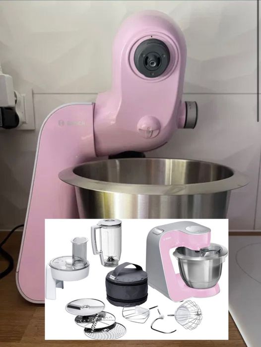 Bosch MUM5 różowy akcesoria