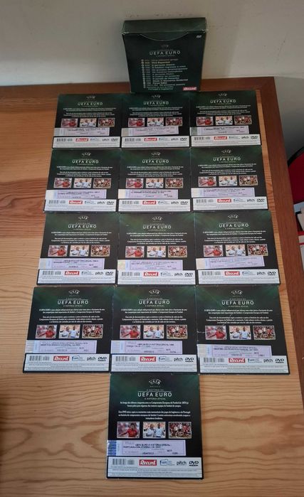 DVD UEFA - A História do UEFA Euro - A História Oficial ( 13 DVD´S )