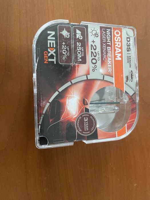Żarniki ksenonowe D3S 35W OSRAM Night Breaker Laser Xenarc NEXT GEN