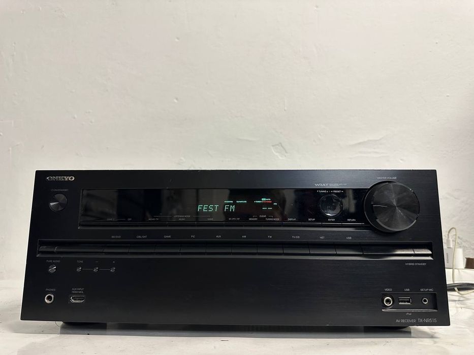 Amplituner kina domowego Onkyo TX-NR515 | 7.2 | THX | 4K Upscaling | Wi-Fi Ready | 8× HDMI | Spotify