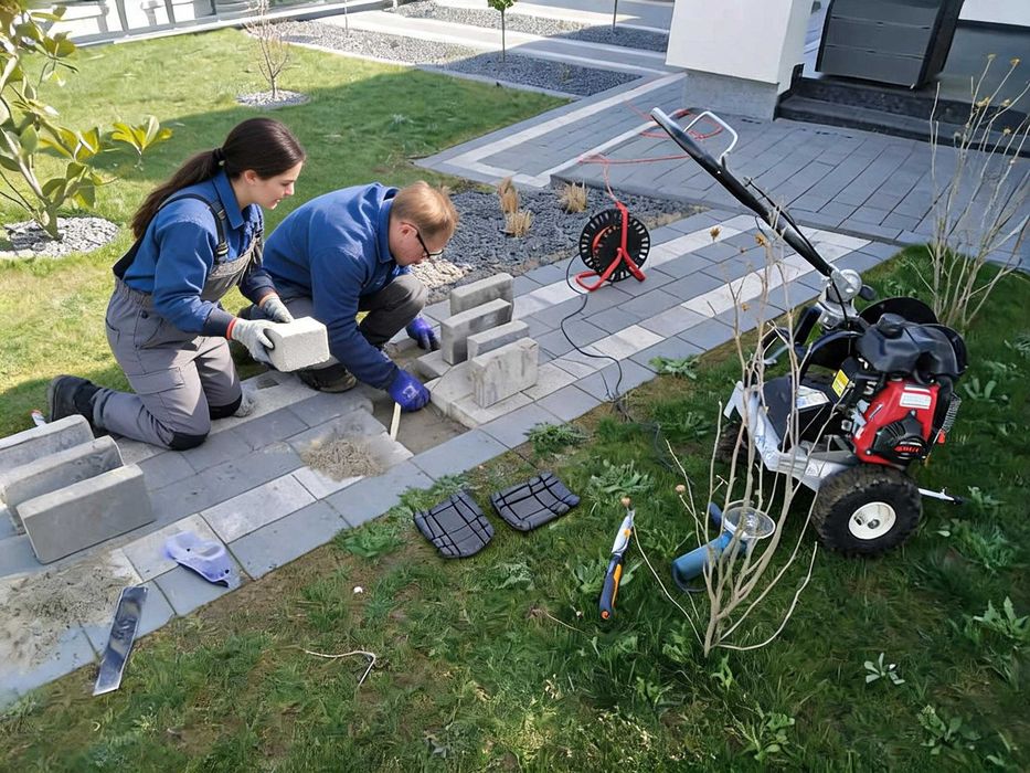 Lokalizacja i naprawa uszkodzonego przewodu ograniczającego robota koszącego, instalacja kosiarki automatycznej