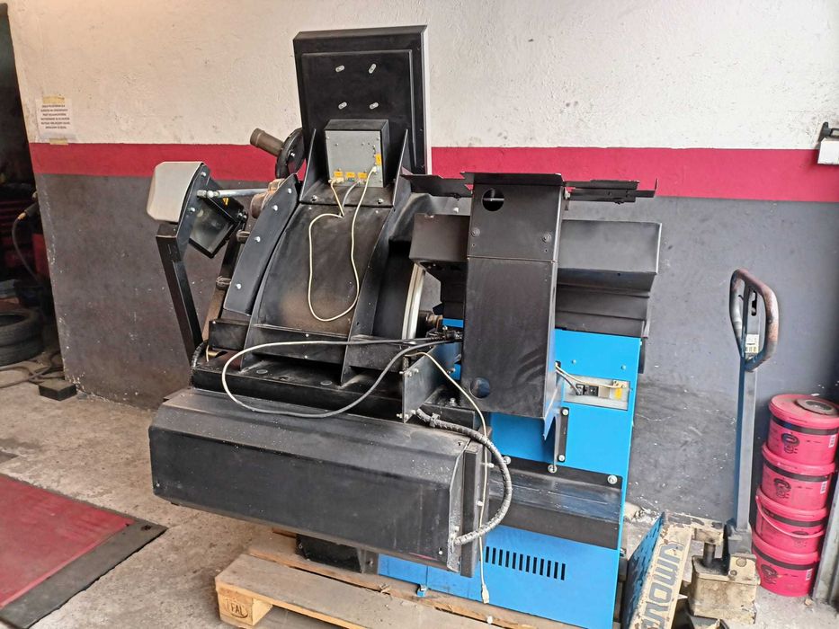 Wyważarka Hofmann Geodyna Optima test drogowy laser