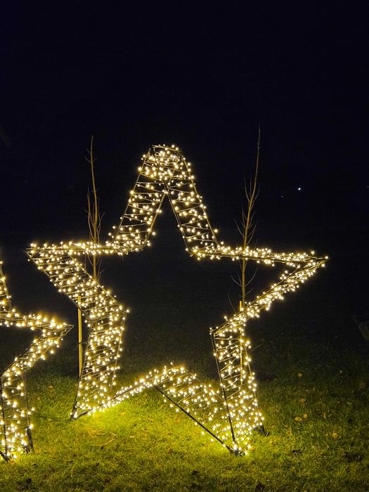 Gwiazda ozdobna świąteczna ogród zewnętrzna duża 2 metry