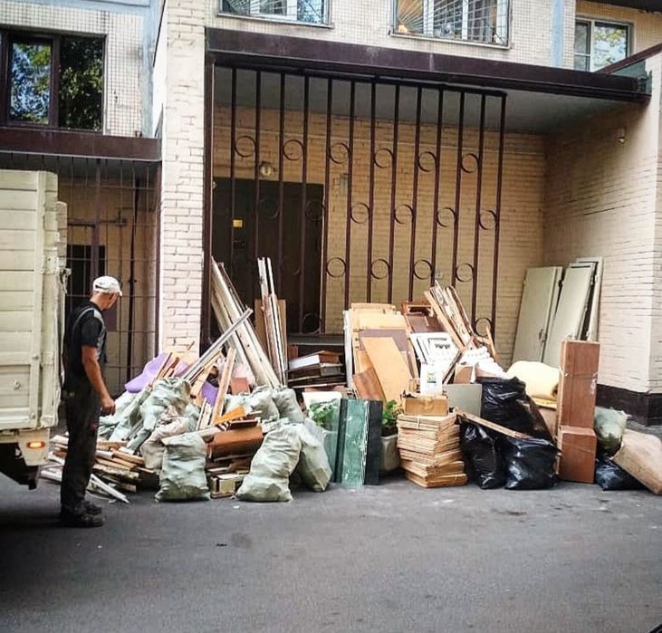 Вывоз мусора. Газель, Зил, Камаз. Грузчики на погрузку