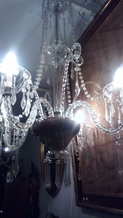 Candeeiro tecto, Lustre séc.XIX