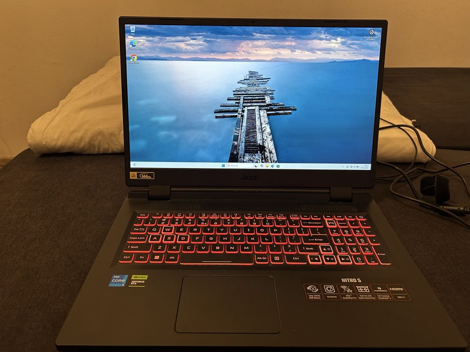 Acer Nitro 5 Laptop Gamingowy AN517-55 czarny