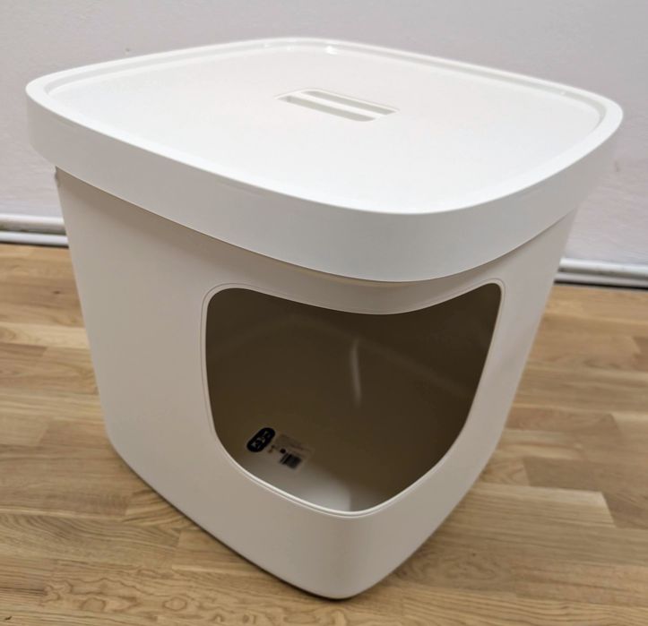 Tiaki Kryta Kuweta dla Kota Devon Biała 49,5x49,5x43cm DUŻA