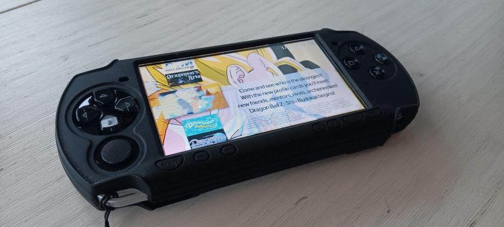 PSP(+200jogos)+protecção de silicone+bolsa