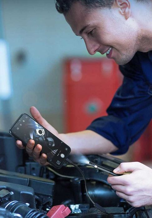 APLIKACJA Kamera endoskopowa inspekcyjna 2m do telefonu USB C solidna