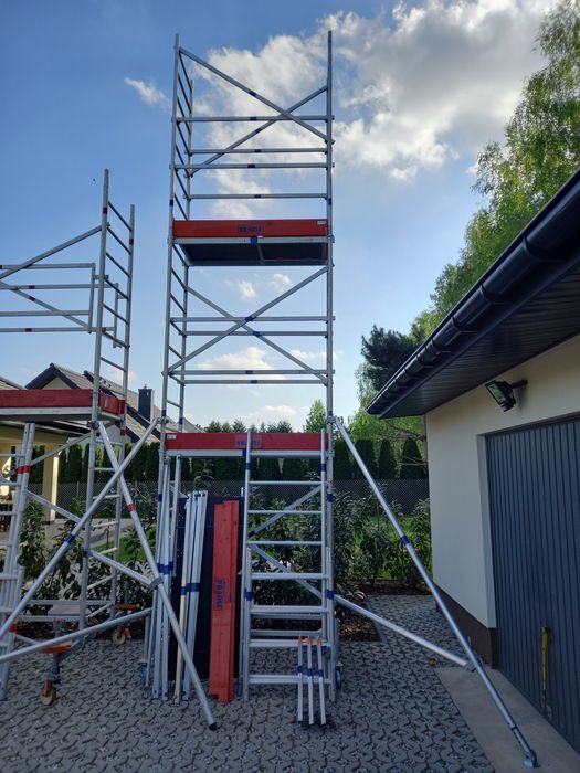 Rusztowania  Aluminiowe  3m, 5m, 7m, 9m.  Łódź  WYNAJEM  WYPOŻYCZALNIA