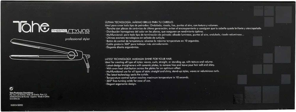 TAHE MILLENIUM 2.0 IONIC profesjonalna prostownica