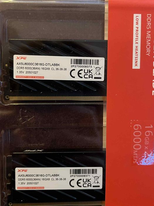 Pamięć RAM ddr5 ADATA XPG Lancer Blade o pojemności 32GB (2x16GB) i ta