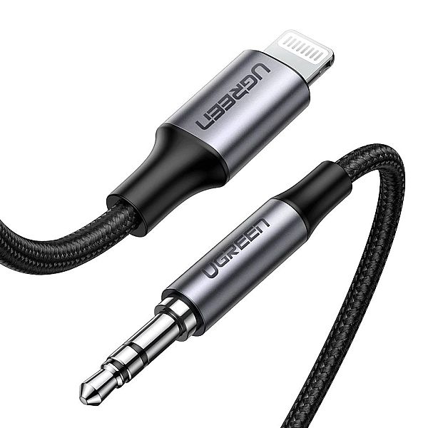 Ugreen kabel przewód audio AUX MFI Lightning - 3,5 mm mini jack 1 m sz