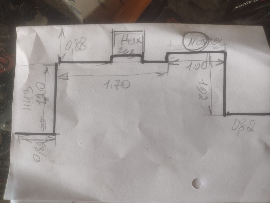 КУХНЯ -Эл. Духовка , Газ.Варочная поверхность, вытяжка и раковина