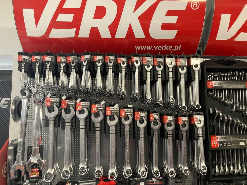 Klucz Płasko Oczkowy CRV 30mm VERKE PREMIUM
