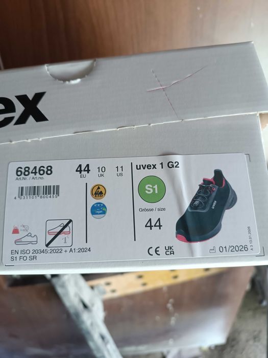 Obuwie robocze marki Uvex