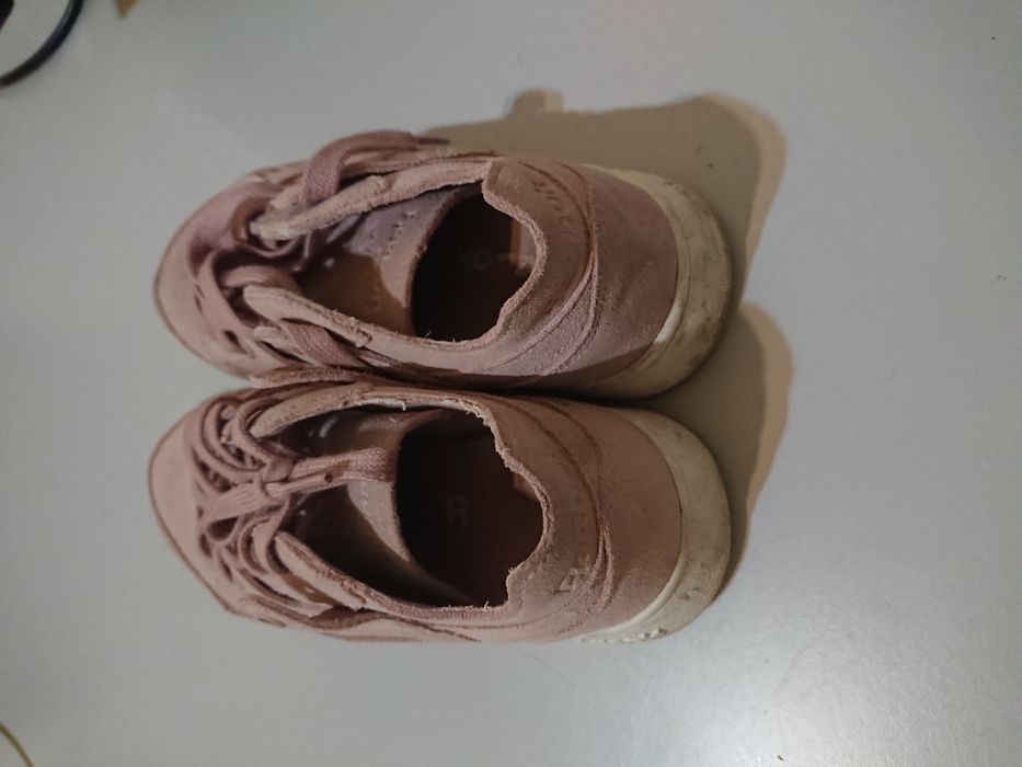 Sapatilhas tenis reebok workout rosa palido tam 35,5