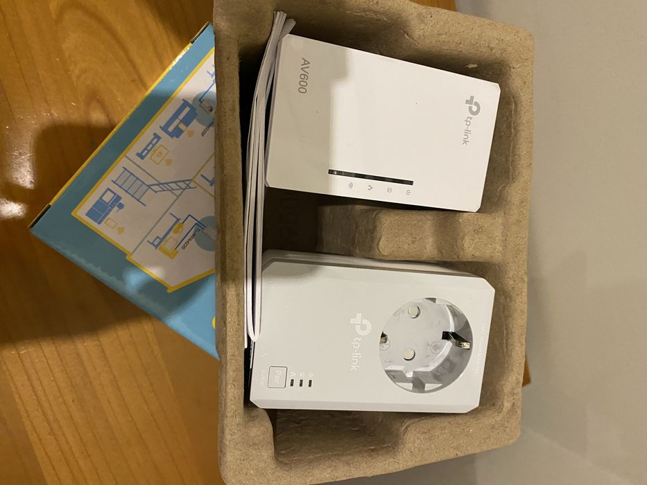 Repetidor de rede TP Link AV600 Powerline WiFi Kit