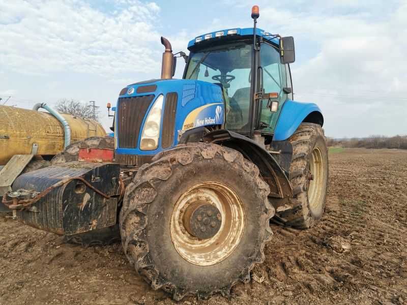 NEW HOLLAND T8040, 2009 r, 8,3 L, Cummins, NOWE opony, miękka oś