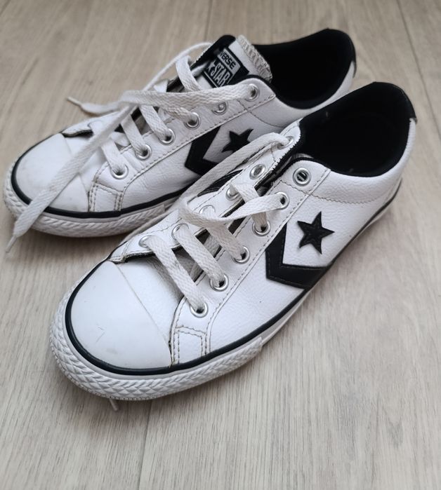 Кеди білі шкіряні