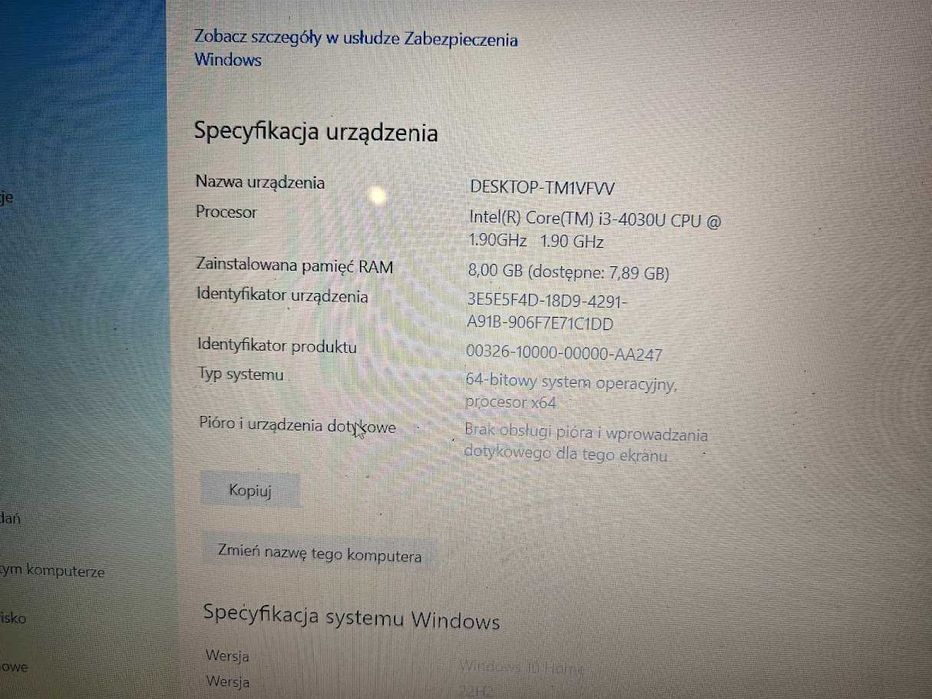 Lenovo Z50-70 i3 / 8GB RAM / Windows 10