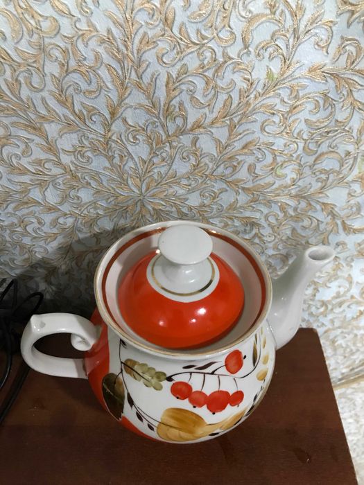 Неполный  чайный сервиз СССР Рябина