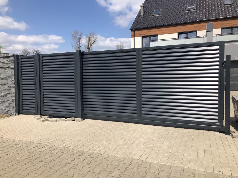 Ogrodzenie panelowe komplet z montażem betonem i dostawą