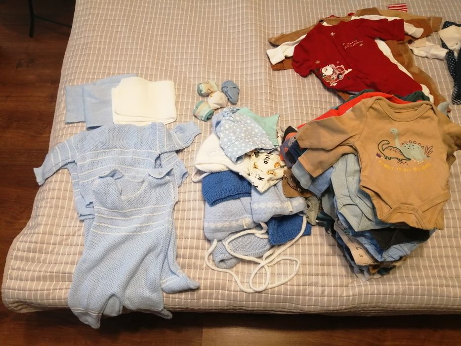 Ubranka dla chłopca mega paka 56-62