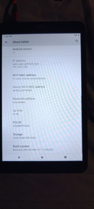 Планшет нітро 8 з сша