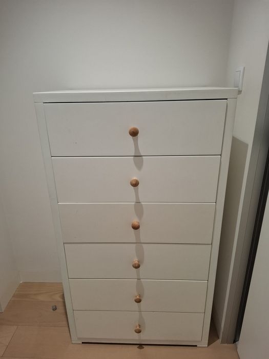 Comoda Branca (6 gavetas)