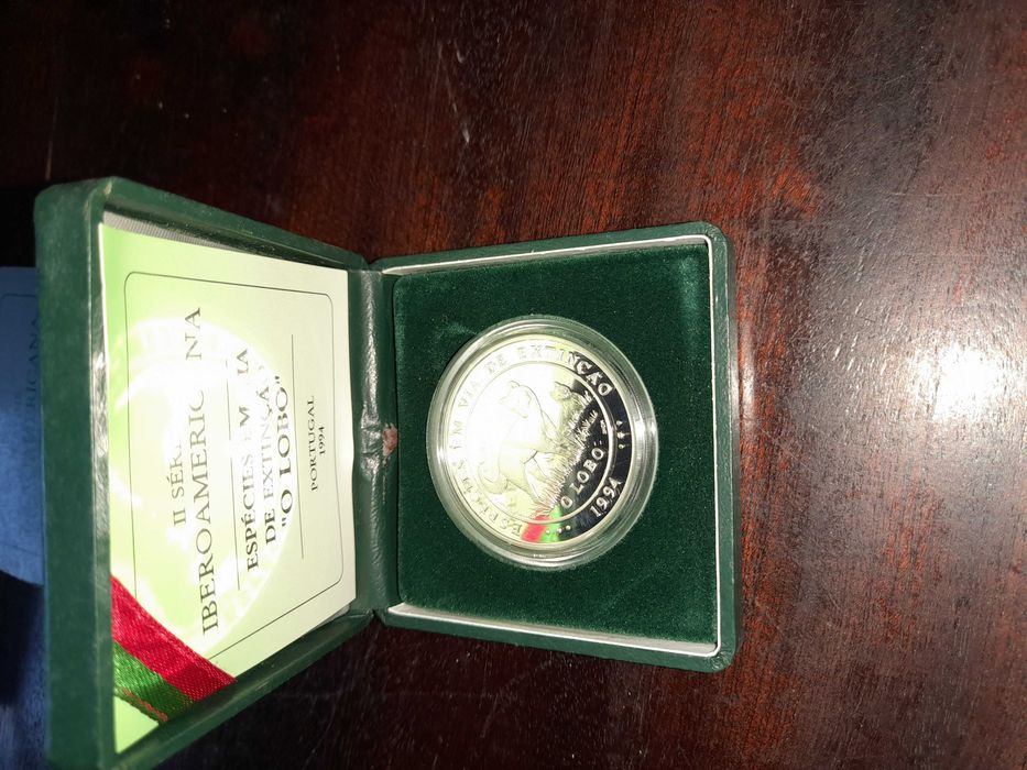Moedas 1000 escudos o lobo proof