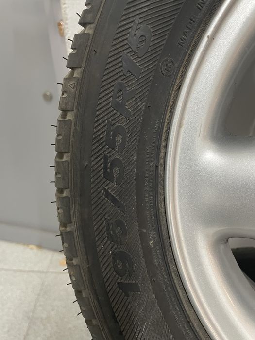 Jantes 15 4x100 Opel com pneus