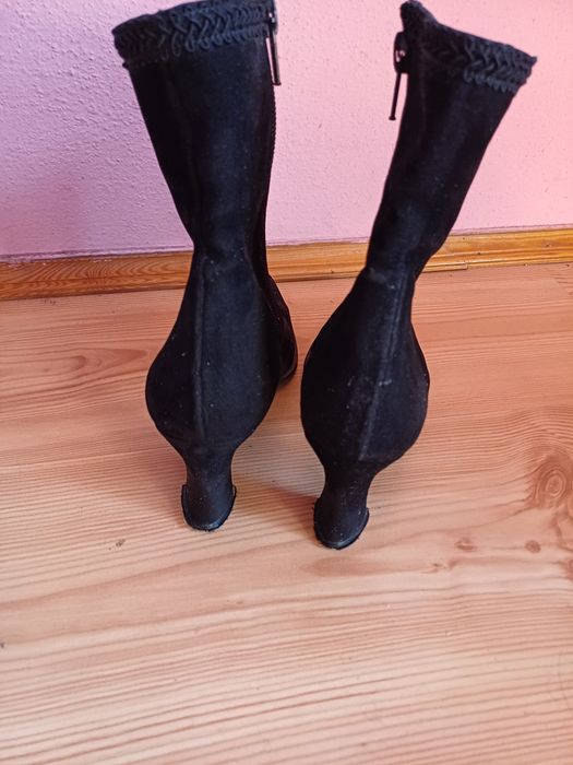 Skórzane kozaki r 36.5