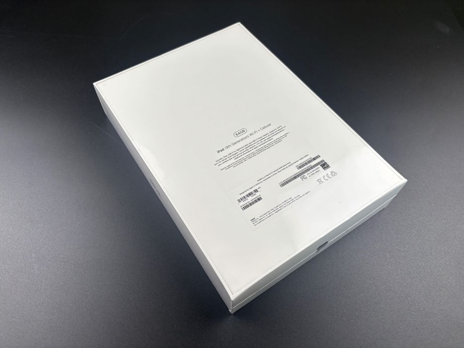 Новий Apple iPad 10.2' 9th gen 64gb LTE (sim) Space Gray гарант 1 рік