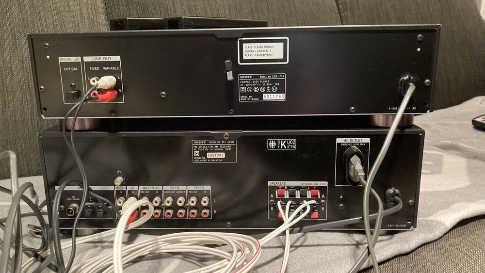 Sprzedam Amplituner i Cd SONY