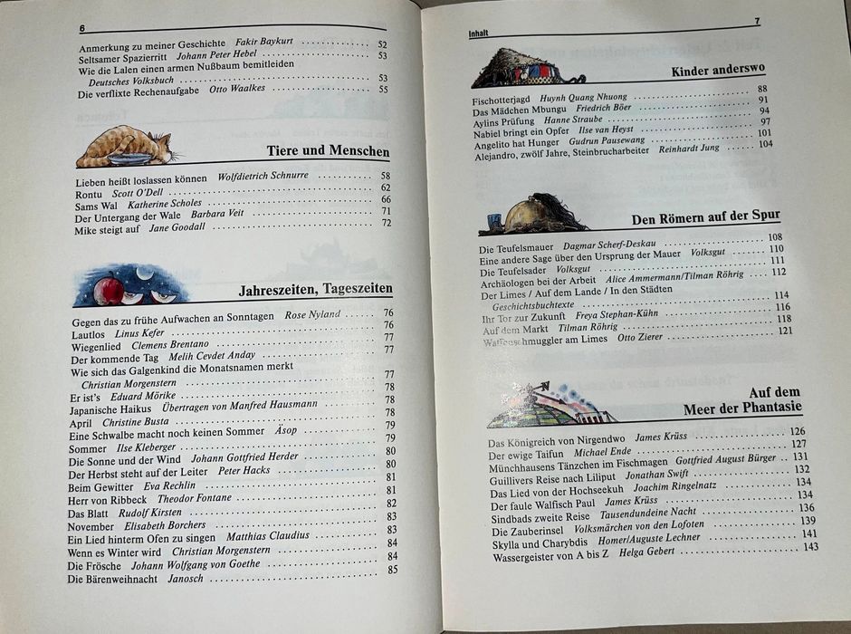 Книги Unterwegs Lesebuch 5-6 Schuljahr (німецька мова)