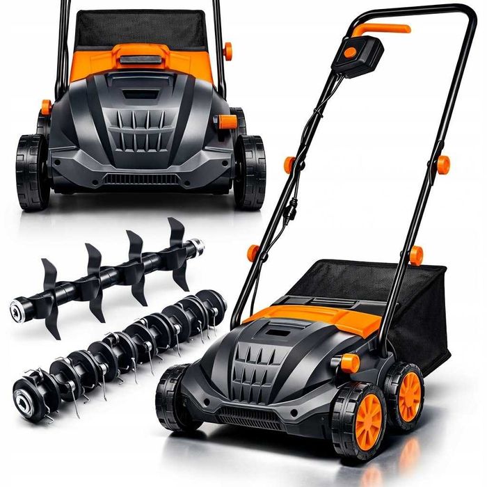 Aerator wertykulator elektryczny 3w1 2800W z koszem aeracja wertykulac