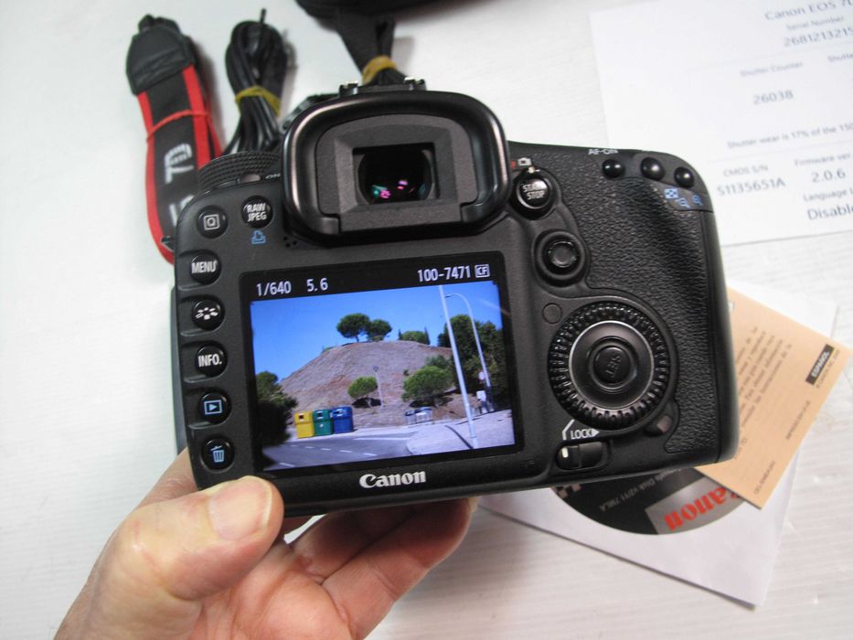 Canon 7D como NOVA só 26 mil disparos - Ver descrição