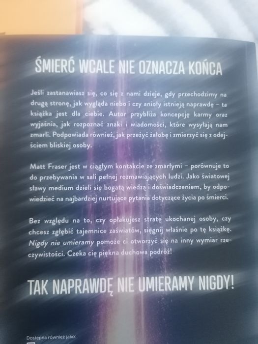 Interesująca książka Nigdy nie umieramy