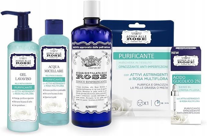 outlet acqua alle rose zestaw kosmetyków tonik maseczka serum 110581