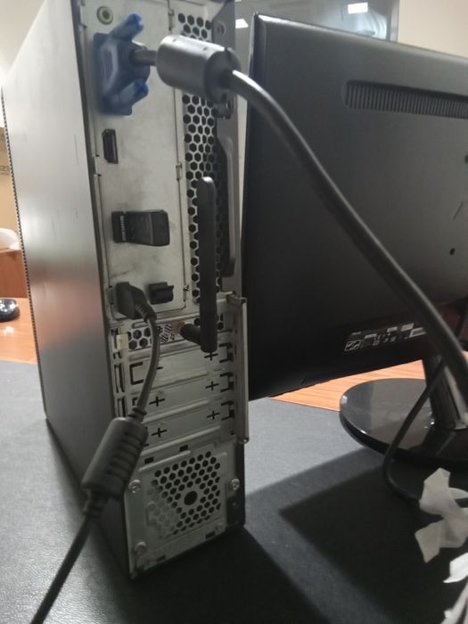PC Lenovo SSD Rápido + Monitor ASUS | Wi-Fi | Ideal Trabalho / Estudo
