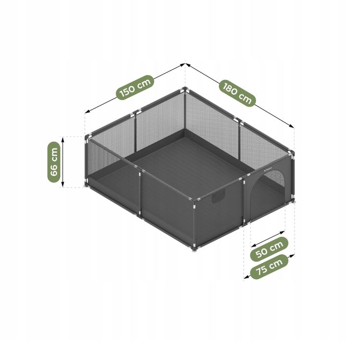 Сухий басейн для дітей, дитячий манеж 150х180см, нові манежі