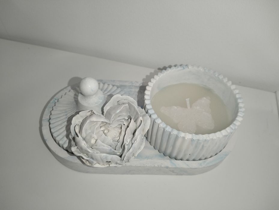 Velas e gesso perfumado