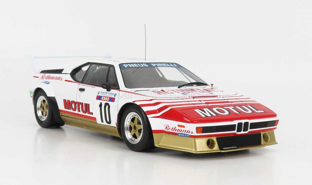1:18 Ixo BMW M1 (E26) Tour de Corse 1982 B. Darniche / A. Mahe